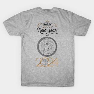 heppy yew near 2024 T-Shirt